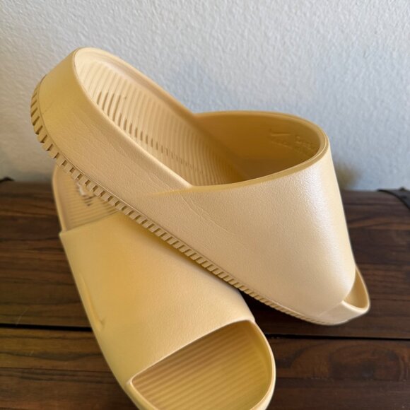 Nike Calm Slide Sandals "Sesame" Men’s Size 13 - Picture 2 of 7